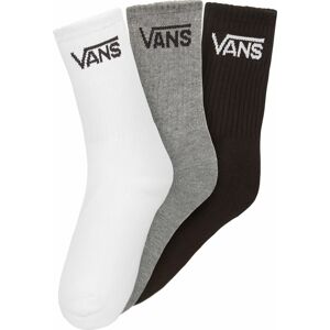 VANS Ponožky šedý melír / černá / bílá