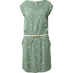 Ragwear Letní šaty 'CAROLINA' zelená / přírodní bílá