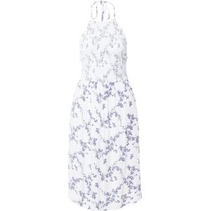 Superdry Letní šaty tmavě modrá / tmavě růžová / bílá