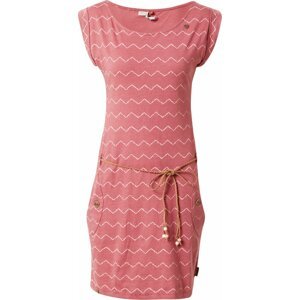 Ragwear Letní šaty světle hnědá / starorůžová / pastelově růžová