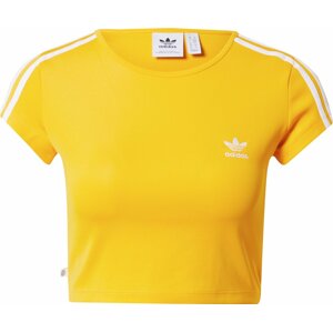ADIDAS ORIGINALS Tričko žlutá / bílá
