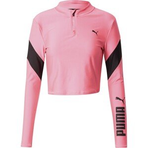PUMA Funkční tričko pink / černá