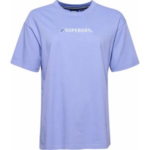 Superdry Tričko modrá / bílá