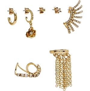 Pull&Bear Sada šperků zlatá / průhledná