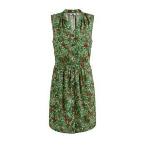 WE Fashion Letní šaty aqua modrá / trávově zelená / růžová / krvavě červená