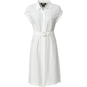 DKNY Košilové šaty bílá