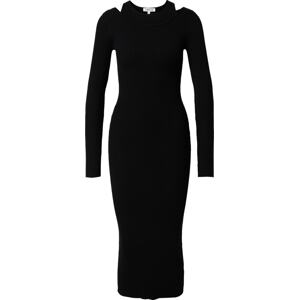 EDITED Úpletové šaty 'Yandra' černá