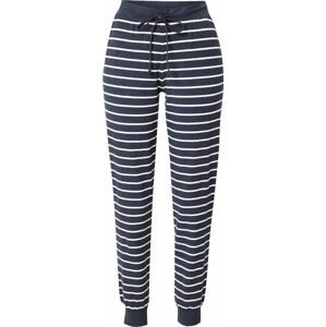 ESPRIT Pyžamové kalhoty námořnická modř / bílá