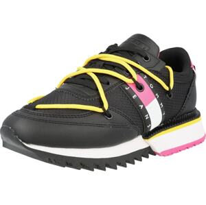 Tommy Jeans Tenisky tmavě žlutá / pink / černá / bílá