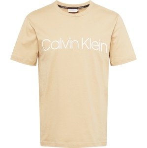Calvin Klein Tričko písková / bílá