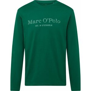 Marc O'Polo Tričko pastelově zelená / tmavě zelená