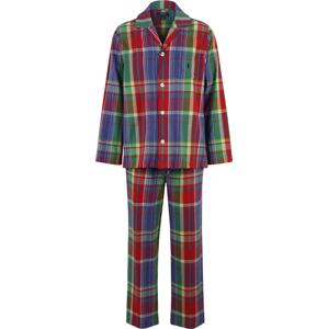 Polo Ralph Lauren Pyžamo dlouhé modrá / zelená / červená / bílá