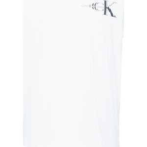 Calvin Klein Jeans Tričko šedobéžová / černá / bílá