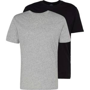 Champion Authentic Athletic Apparel Tričko šedý melír / černá