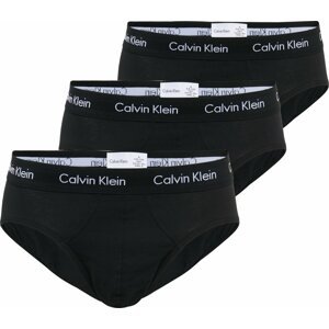 Calvin Klein Underwear Slipy světle šedá / černá