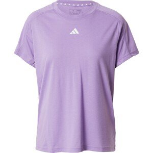 ADIDAS PERFORMANCE Funkční tričko světle fialová / bílá