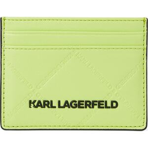 Karl Lagerfeld Peněženka ' Skuare ' stříbrně šedá / zelená