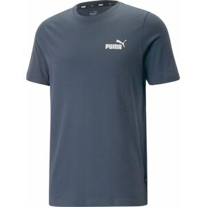 PUMA Funkční tričko noční modrá / bílá