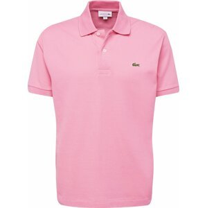 LACOSTE Tričko zelená / růžová