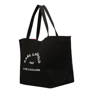 Karl Lagerfeld Nákupní taška černá / bílá