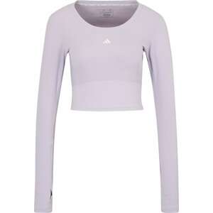 ADIDAS PERFORMANCE Funkční tričko pastelová fialová / bílá
