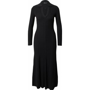 ARMANI EXCHANGE Úpletové šaty černá
