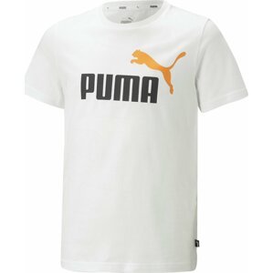 PUMA Funkční tričko medová / černá / bílá
