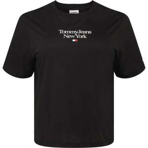 Tommy Jeans Curve Tričko námořnická modř / červená / černá / bílá