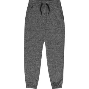 Abercrombie & Fitch Kalhoty šedý melír / černá