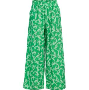 OBJECT Kalhoty 'Rio' zelená / bílá