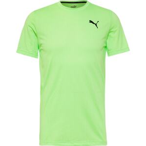 PUMA Funkční tričko svítivě zelená / černá