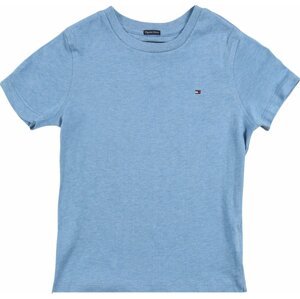 Tričko Tommy Hilfiger modrý melír