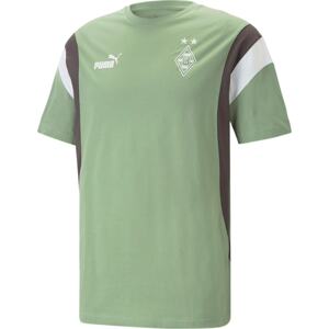 PUMA Funkční tričko 'Borussia Mönchengladbach' zelená / černá / bílá
