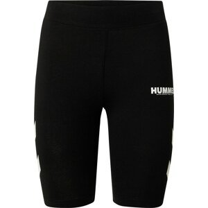 Hummel Sportovní kalhoty 'LEGACY' černá / bílá