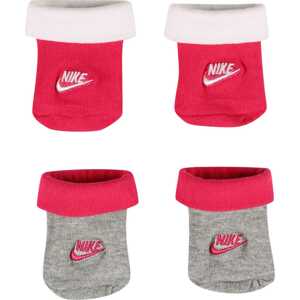 Nike Sportswear Ponožky 'FUTURA' šedá / pink / bílá