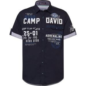 CAMP DAVID Košile tmavě modrá / bílá