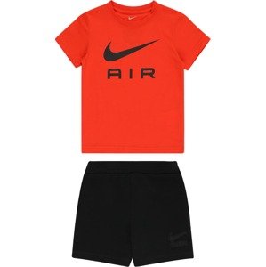Nike Sportswear Joggingová souprava světle červená / černá