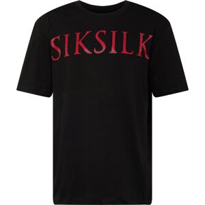 SikSilk Tričko červená / černá