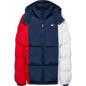 Tommy Jeans Plus Zimní bunda 'ALASKA' námořnická modř / červená / bílá
