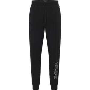 BOSS Black Pyžamové kalhoty 'Identity' černá / bílá