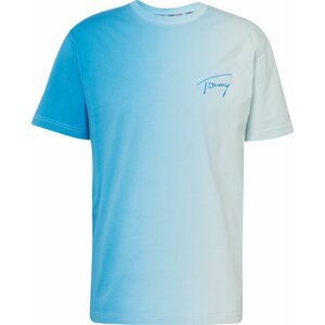 Tommy Jeans Tričko pastelová modrá / světlemodrá