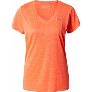 UNDER ARMOUR Funkční tričko 'Twist' oranžová / bílá