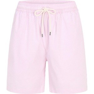 Polo Ralph Lauren Plavecké šortky 'Traveler' růžová / bílá
