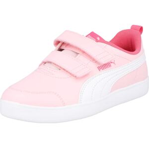 PUMA Sportovní boty pink / růžová / bílá