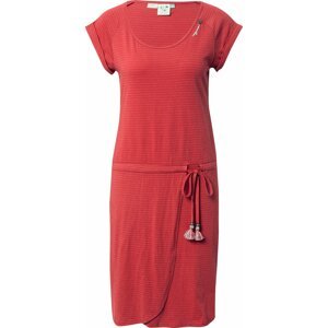 Ragwear Letní šaty červená / bílá