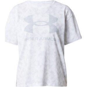 UNDER ARMOUR Funkční tričko šedý melír / bílá