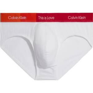 Calvin Klein Underwear Slipy červená / bílá