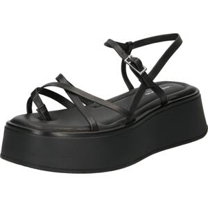 VAGABOND SHOEMAKERS Páskové sandály 'Courtney' černá
