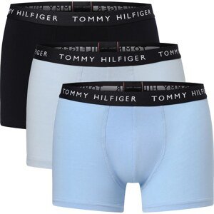 TOMMY HILFIGER Boxerky marine modrá / azurová / světlemodrá / bílá