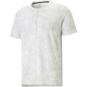 PUMA Funkční tričko šedá / bílá